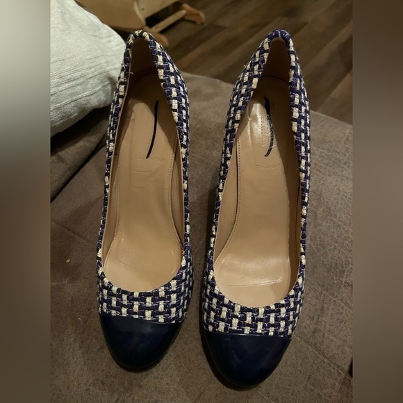 J. Crew Shoes - J. Crew Collection Etta Cap Toe Tweed Pump Women’s size 8 1/2